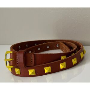 Gap studded leather belt